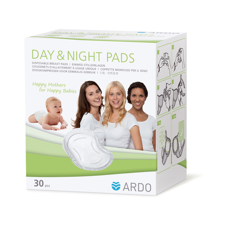 ARDO Jednorázové prsní vložky DAY&NIGHT 30 s