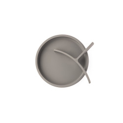 ECORASCALS Trojdielny silikónový pohár SILVER