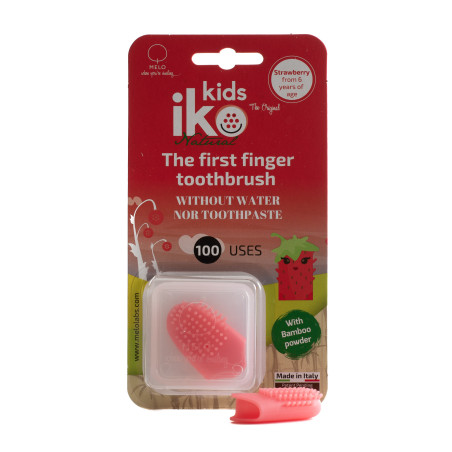 IKO KIDS Pocket strawberry toothbrush