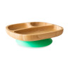 ECORASCALS Three-section bowl Bamboo green