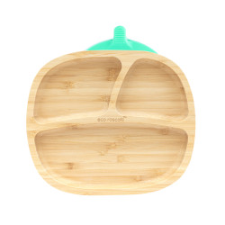 ECORASCALS Miska trojdielna Bambusová zelená