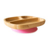 ECORASCALS Three-section bowl Bamboo pink