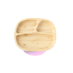 ECORASCALS Three-section bowl Bamboo pink