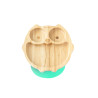 ECORASCALS Bamboo bowl green Owl with adv