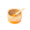 ECORASCALS Bamboo bowl deep orange