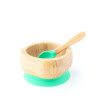 ECORASCALS Bamboo bowl deep green with right