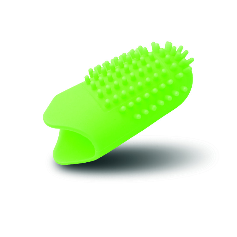 IKO KIDS BIO green apple finger brush