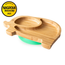 ECORASCALS Bamboo bowl green Elephant with pr