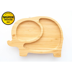 ECORASCALS Bamboo bowl green Elephant with pr