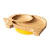 ECORASCALS Bamboo bowl yellow Elephant with accessories