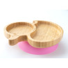 ECORASCALS Bamboo bowl pink Duck with p