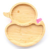ECORASCALS Bamboo bowl pink Duck with p