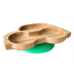 ECORASCALS Bamboo Bowl Car green with front