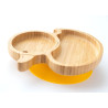 ECORASCALS Žlutá bambusová miska Kachna s pr