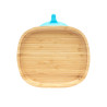 ECORASCALS  Talerzyk klasyczny bambusowy niebieska