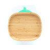 ECORASCALS Klasický tanier bambus zelený s