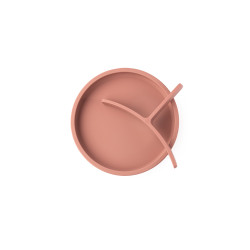 ECORASCALS Miseczka trójdzielna silikonowa  ROSE z