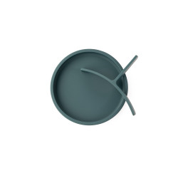 ECORASCALS Miseczka trójdzielna silikonowa TEAL