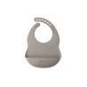 ECORASCALS Silicone bib SILVER