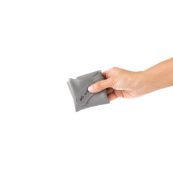 ECORASCALS Silicone bib SILVER