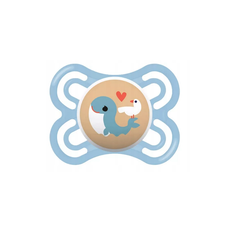 MAM BABY Smoczek uspokajający Perfect Silky Boy  Night 0+