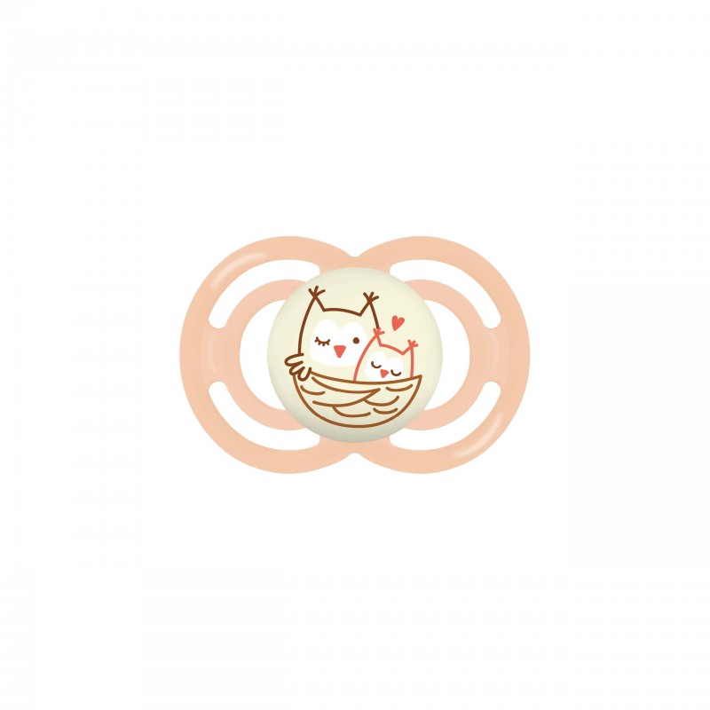 MAM BABY Smoczek uspokajający Perfect Silky Night 6+ girl