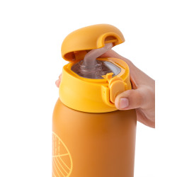 ECORASCALS Klasyczna butelka na wodę MUSTARD