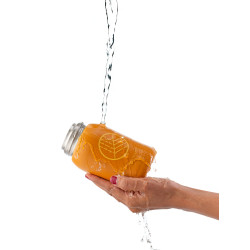 ECORASCALS Klasyczna butelka na wodę MUSTARD